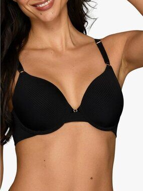 Vanity Fair Women's Full Coverage Beauty Back Smoothing Bra 4-Way Stretch Fabric